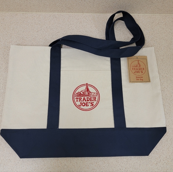 Trader Joe's Handbags - Trader Joe's canvas tote bag